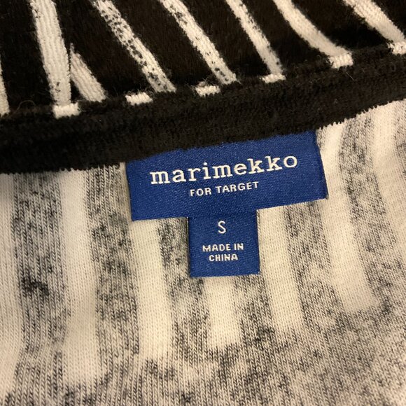 Marimekko for Target Cover-Up S Black White Stripe Velour - Picture 11 of 11